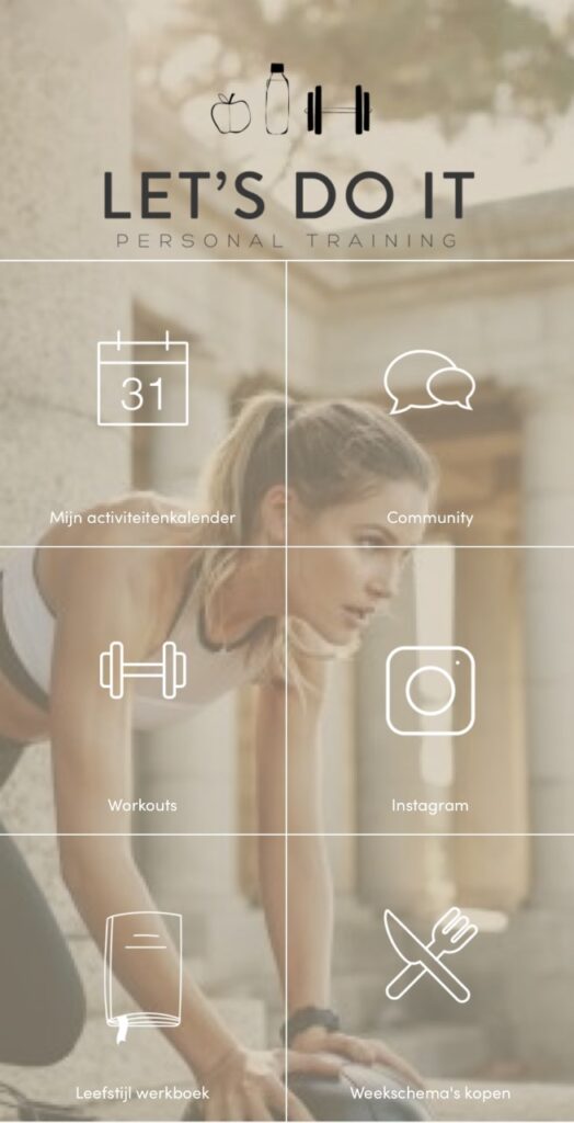 Personal trainer app