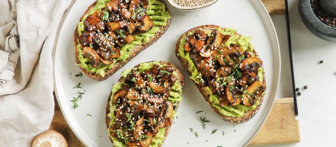 Toast-met-champignons